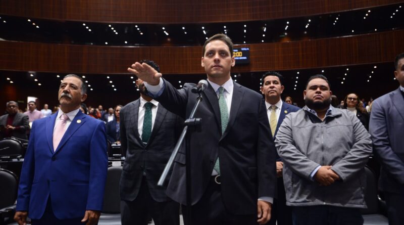 El PVEM con nuevo diputado federal; rinde protesta Joaquín Ruiz Olloqui